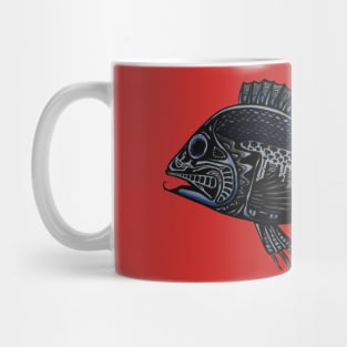 Abstract Fish Mug